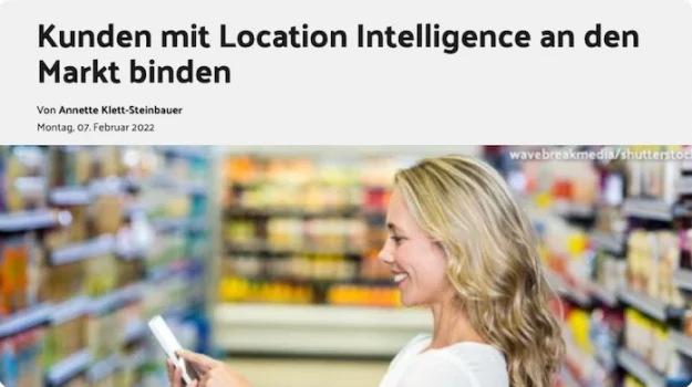 Online-Beitrag aus Lebensmittelzeitung zum Thema Location Intelligence